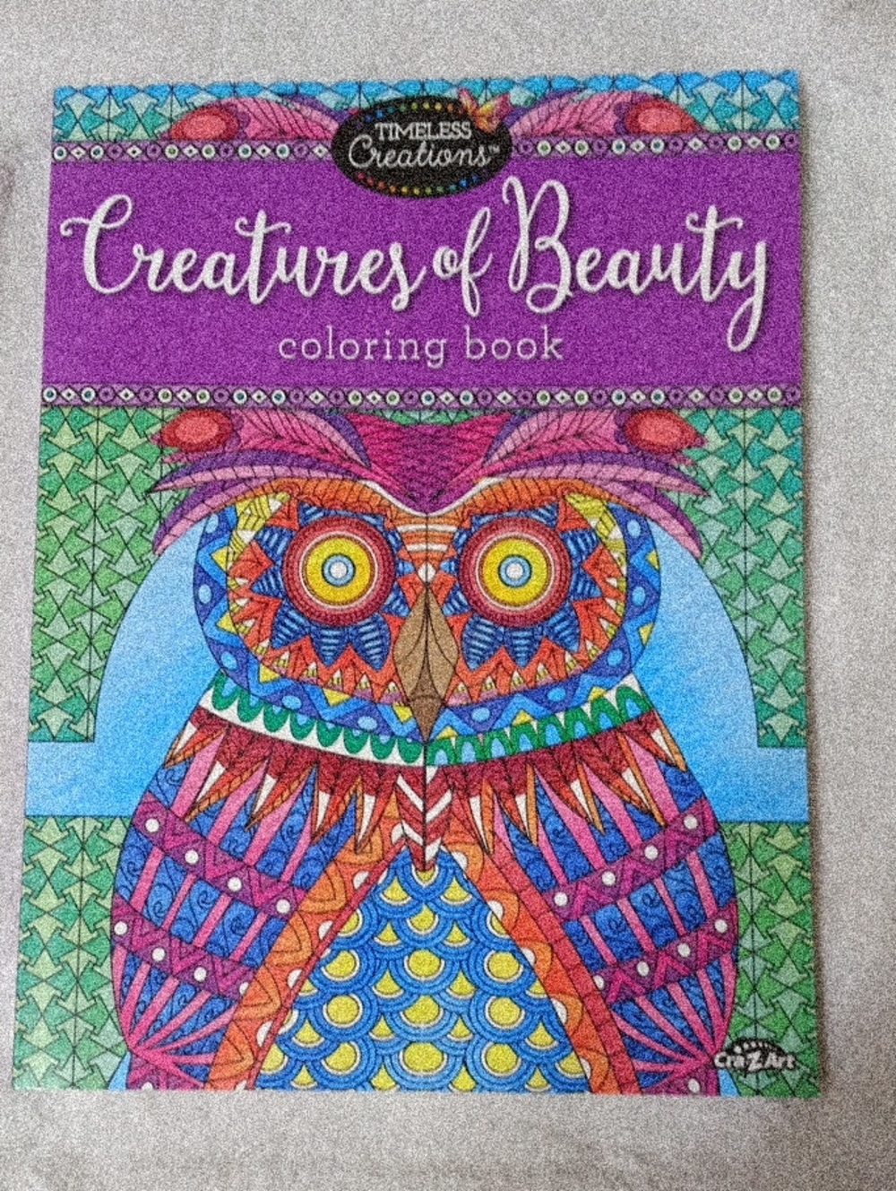 Timeless Creations Creatures of Beauty Coloring Book - Multicolor